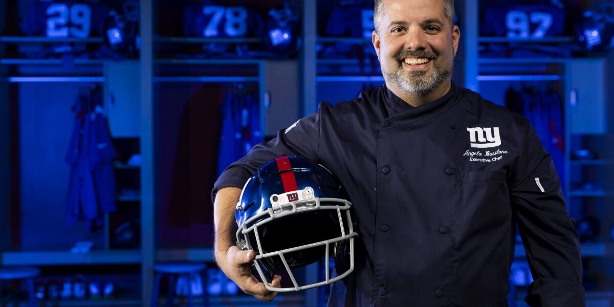 Flik New York Giants Chef Angelo Basilone