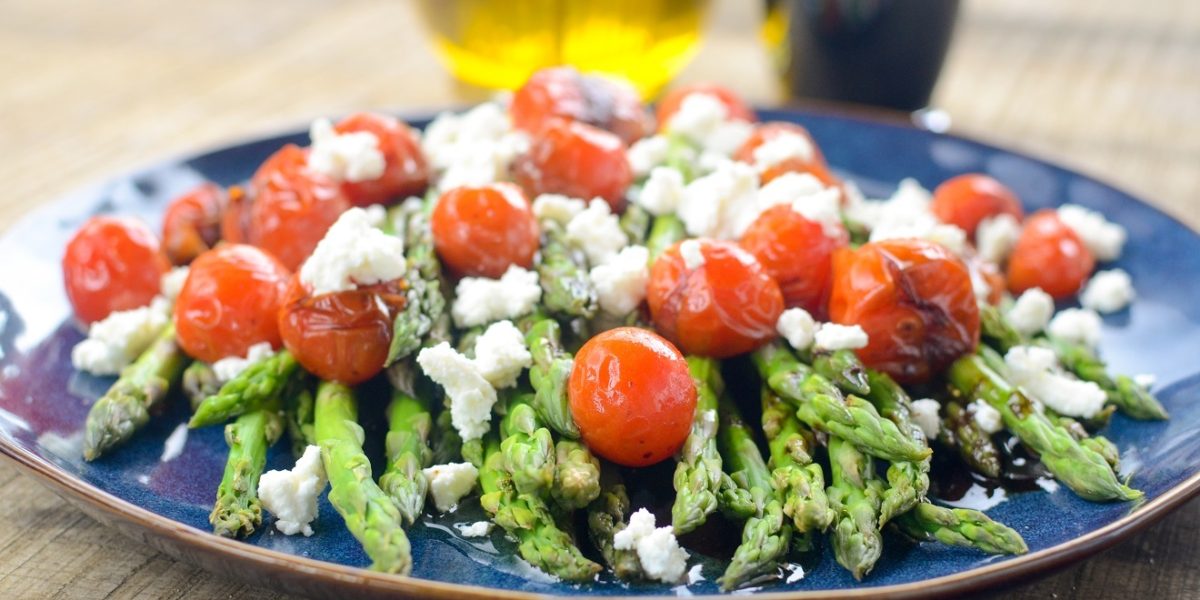 Asparagus Tomatoes Goat Cheese 8