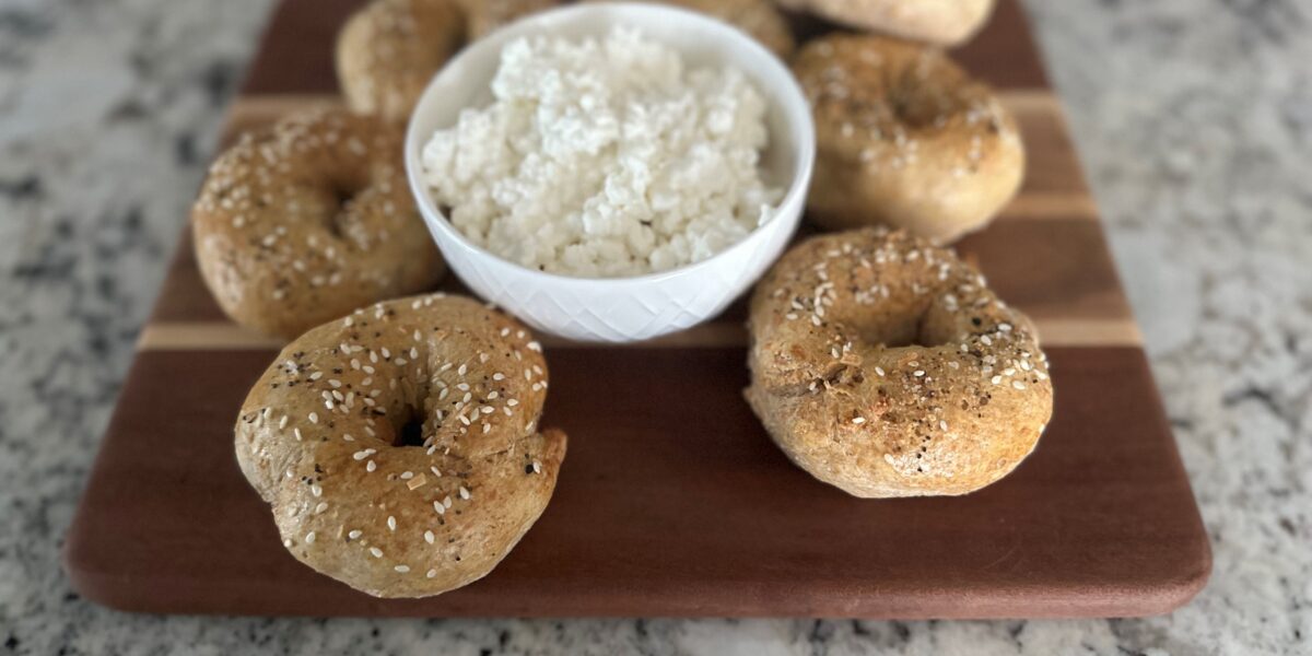 Cottage Cheese Bagels