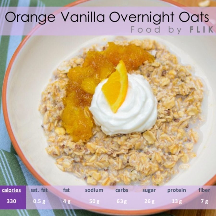 Nutrition Facts Orange Vanilla