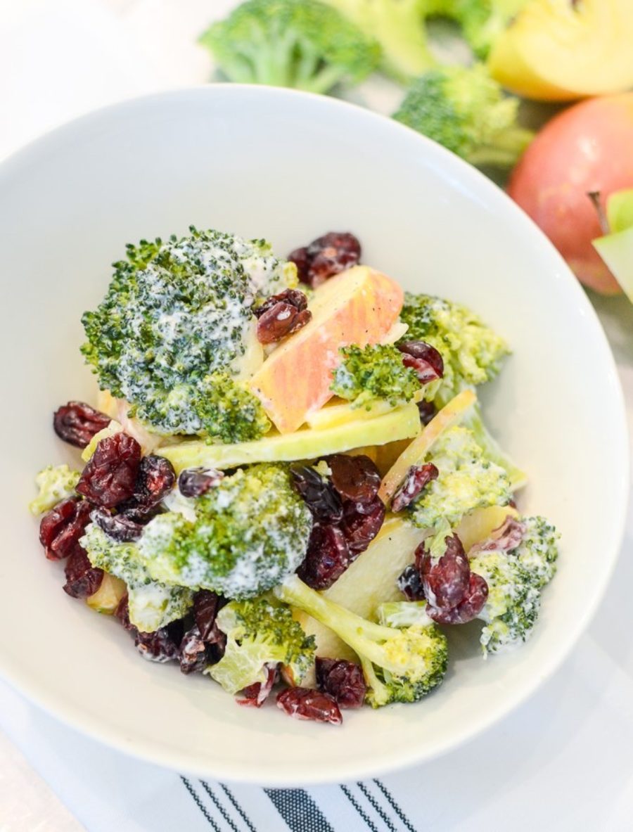 Broccoli Apple Greek Yogurt Salad