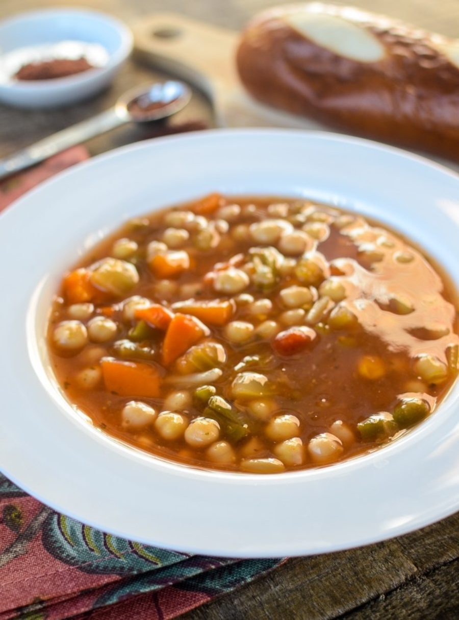 Moroccan Chickpea Vegetable Soup
