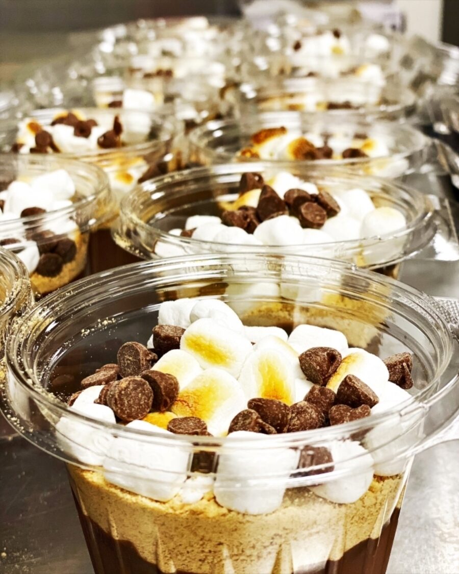 New York Giants Smores Protein Pudding