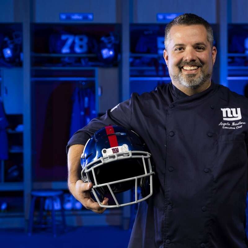 Flik New York Giants Chef Angelo Basilone